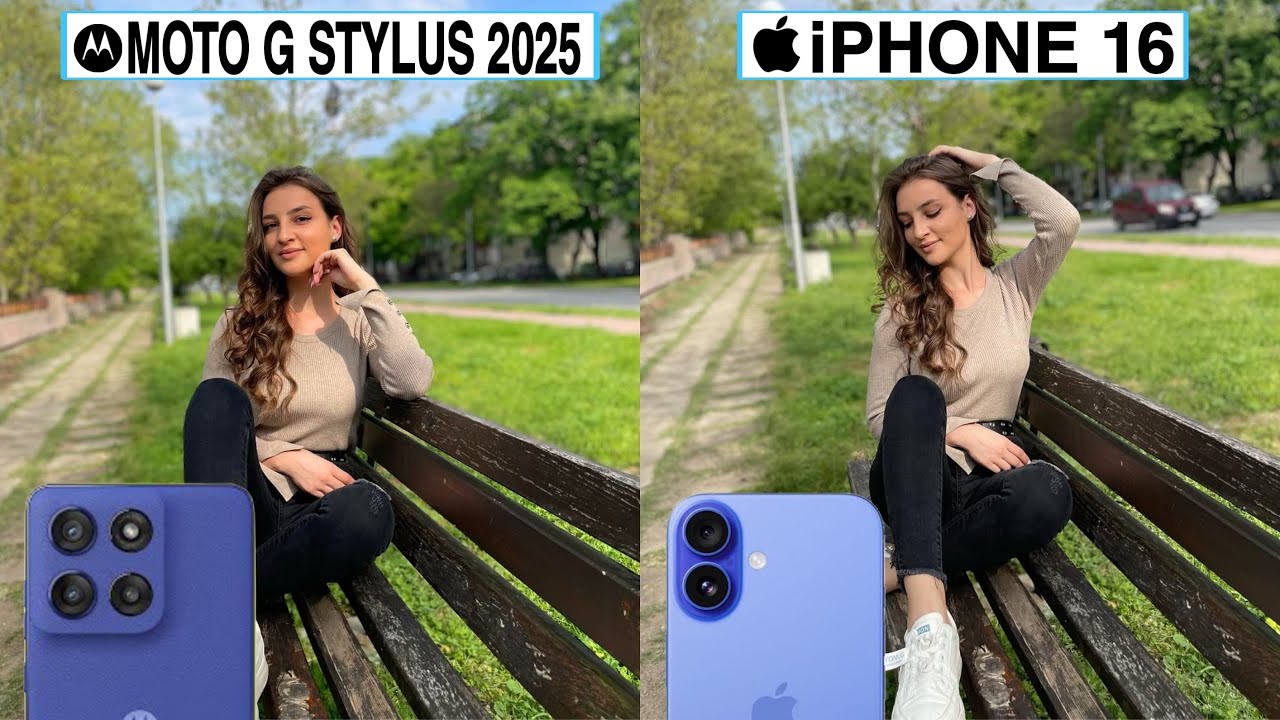 Moto G Stylus 5G 2025 Vs iPhone 16 Camera Test Comparison