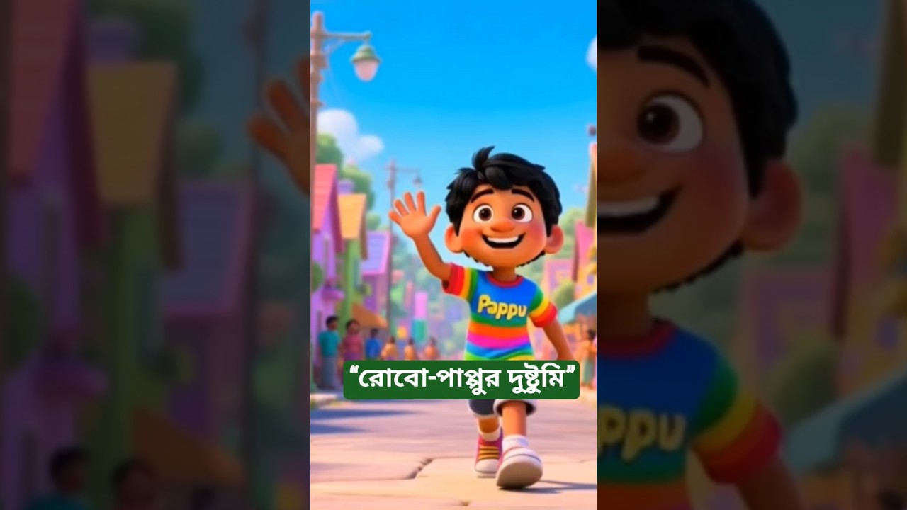 Robo-Pappu’s Mischief | 3D Animated Kids Story | Funny Robot Adventure