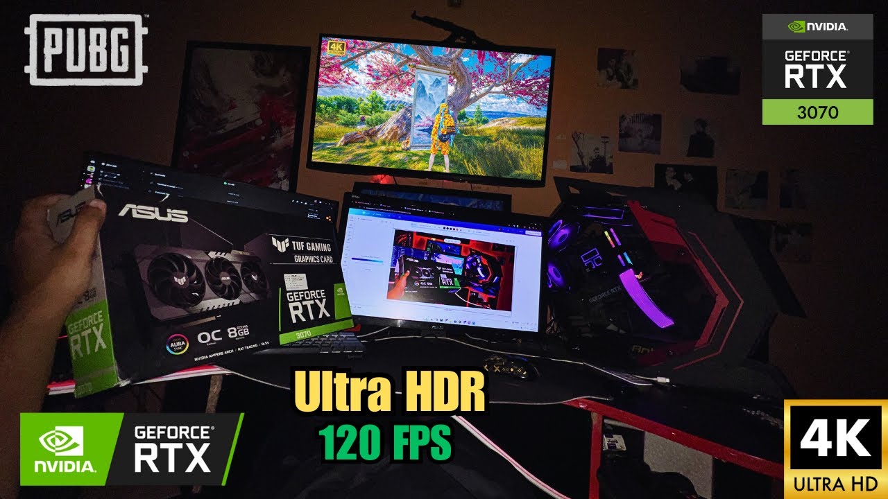 PUBG MOBILE RTX 3070 8GB ( 4KMaximum Settings ) UHD 120 FPS