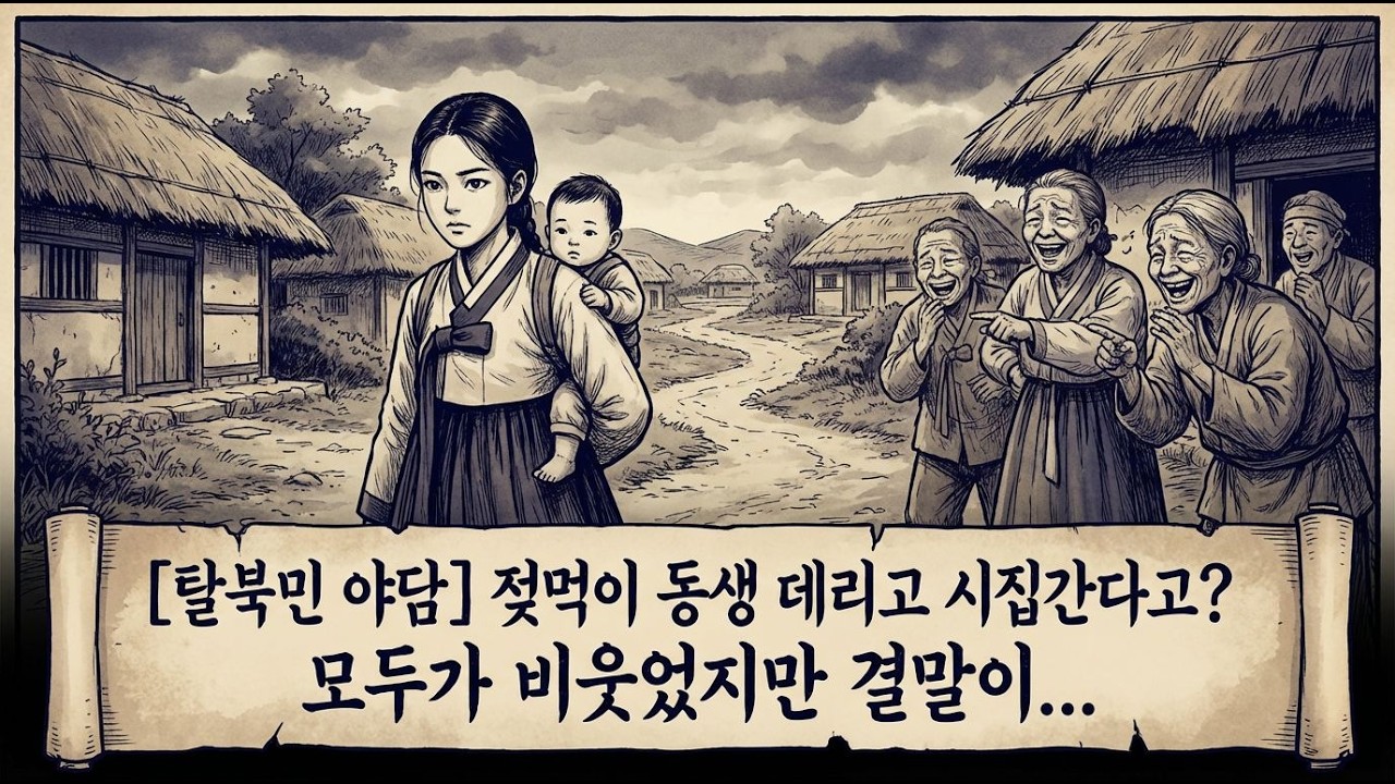[탈북민 야담] 차가운 시어머니가 눈물 흘린 이유... 젖먹이 업고 온 며느리의 정체