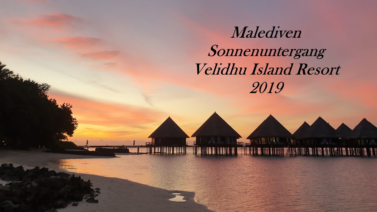 Malediven/Maldives Urlaub Sonnenuntergang 2019 Velidhu Island Resort DJI Spark Drohne