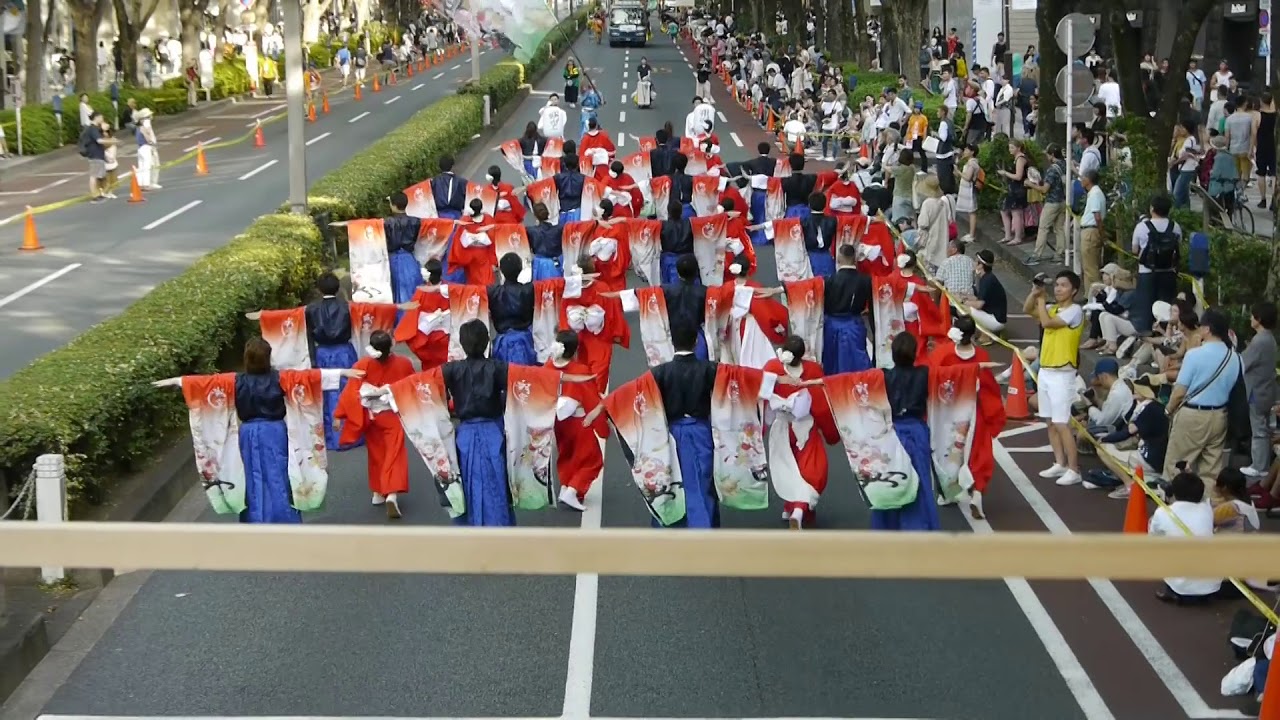 朔空 [SAKU]「原宿表参道元氣祭スーパーよさこい2018 (2日目)」表参道アヴェニュー20180826