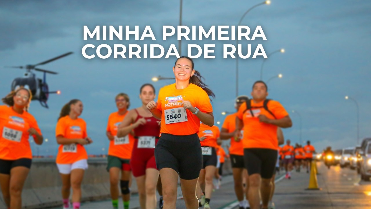 Minha primeira corrida de rua e o medo de começar algo novo sozinha.