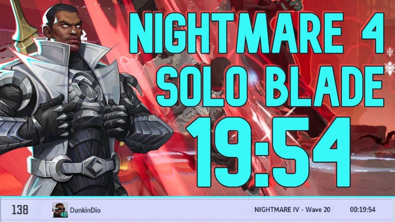 Marvel Rivals Zombies Nightmare 4 Solo Blade Speedrun [19:54]