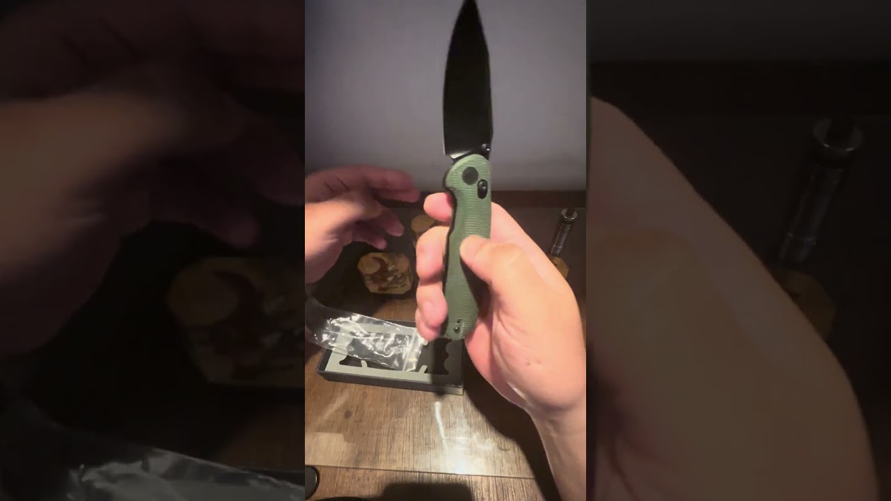 TRIVISA 04G hornet Green micarta unboxing (RAW video+ mistakes 😂)