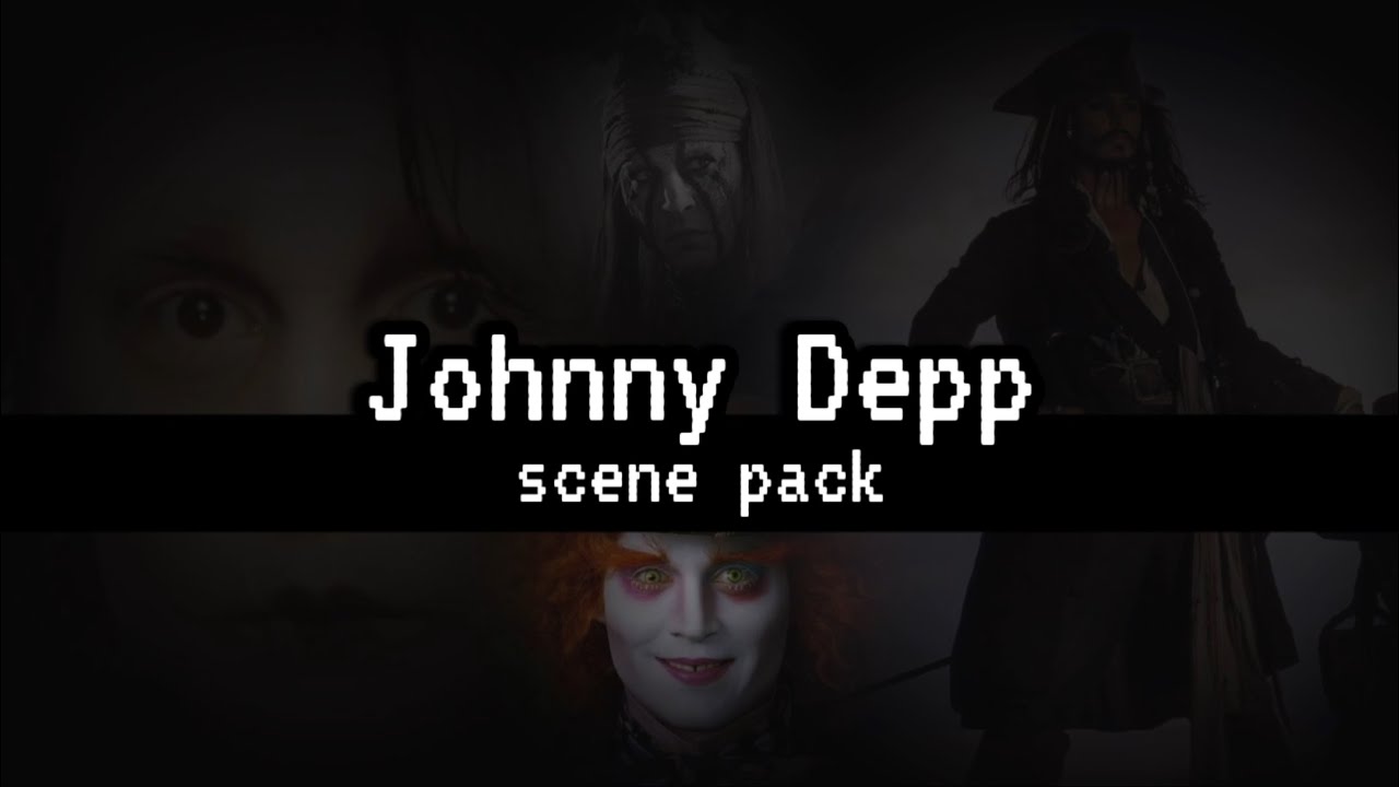 Johnny Depp scene pack 🎬