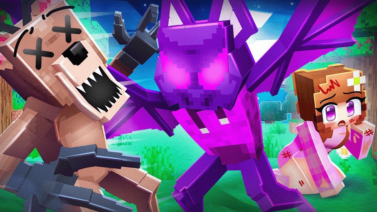 Играю в Minecraft в роли защитной летучей мыши!