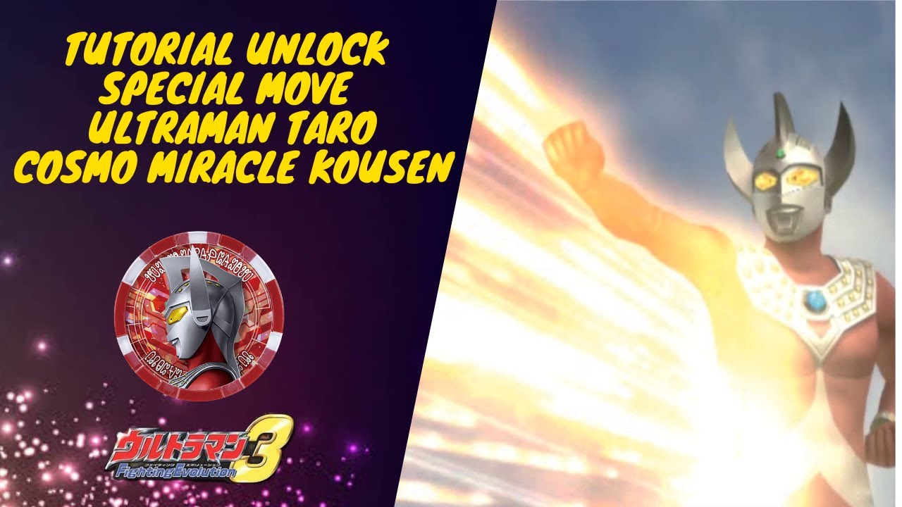 Tutorial Unlock Special Move Cosmo Miracle Kousen - Ultraman Fighting Evolution 3