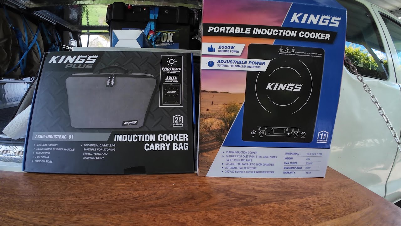 Kings 2000W induction cooker and bag review
