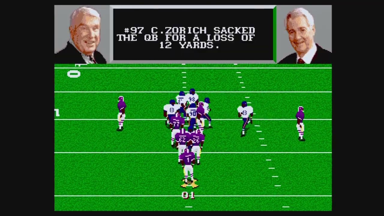 Madden96 (Sega Genesis) Bears vs Vikings Part4