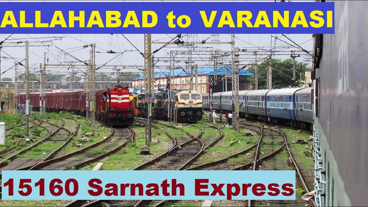 ALLAHABAD to VARANASI (Via JANGHAI) - Full Journey || Onboard 15160 SARNATH Express !!