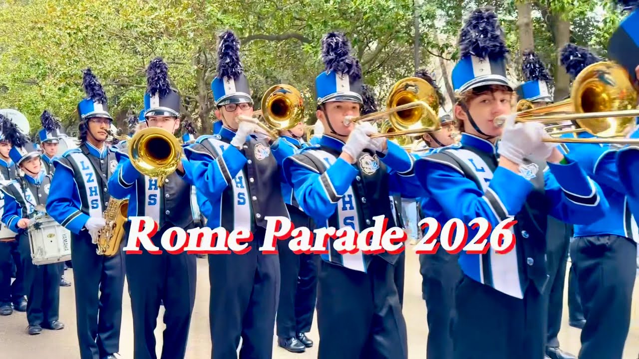 Rome Parade 2026 | Marching Bands and Cheerleaders vs Majorettes Battle | Ep.2