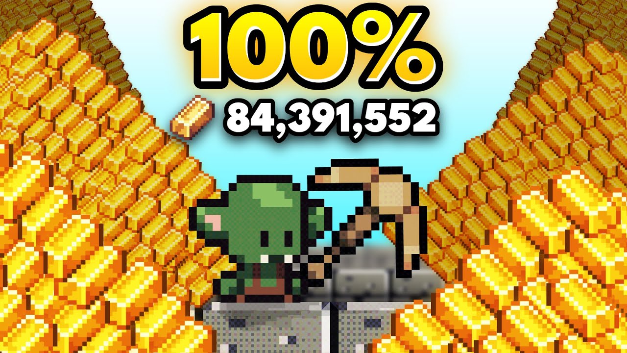 I 100% The NEW Mining Simulator by mining MOUNTAINS OF GOLD