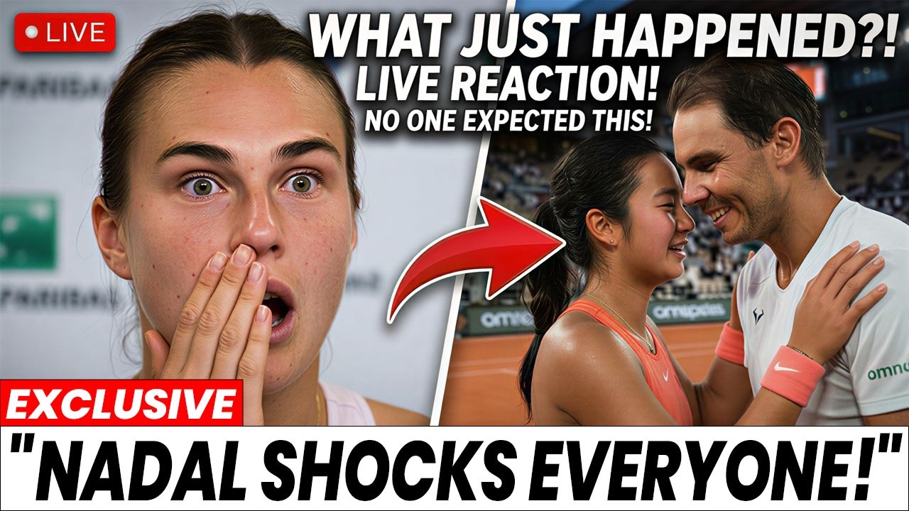 VIRAL MOMENT! 😱 Rafael Nadal Shares Unexpected Moment with Alexandra Eala &mdash; Tennis World Reacts! 🎾🔥