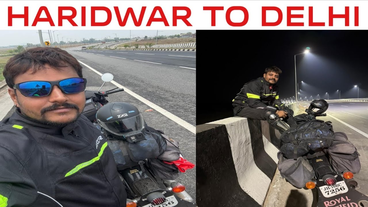 Haridwar to Delhi bike ride #bikelife #motovlog #bikeride #haridwar #delhi