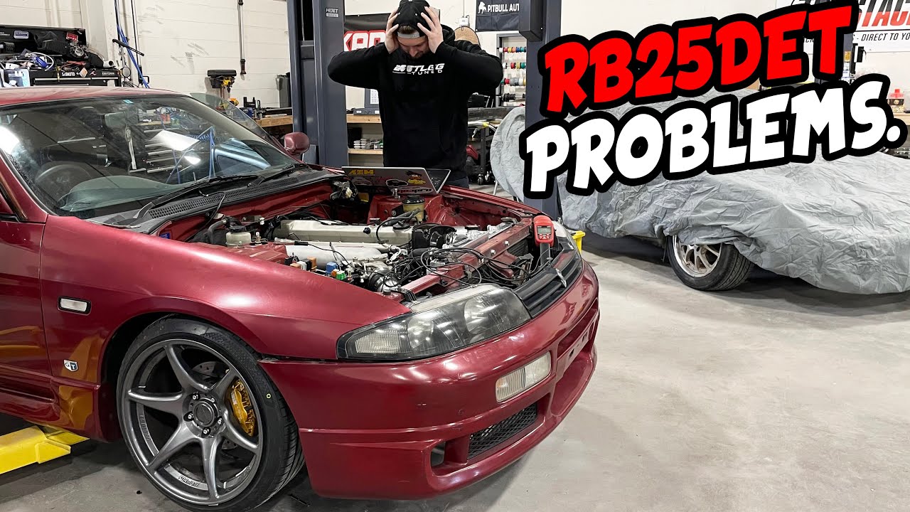 R33 Skyline engine swap FIRST START UP..