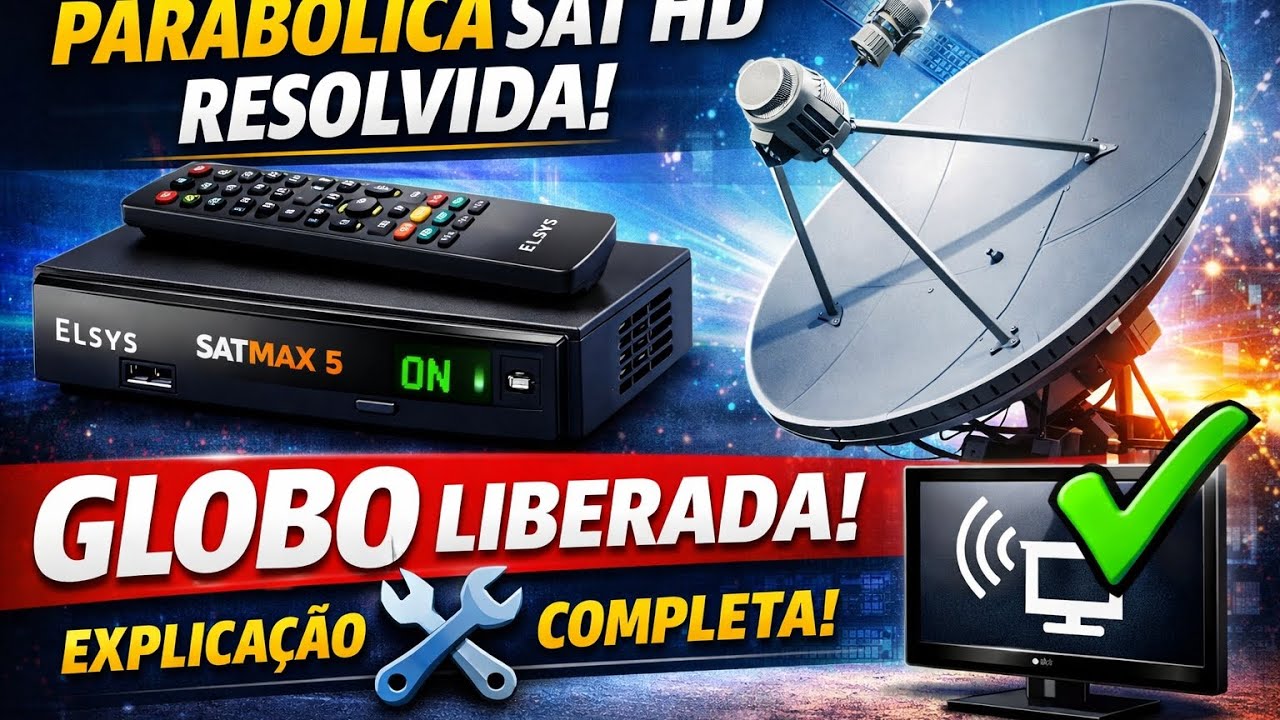 Satmax 5 Elsys sem a Globo resolvido 2026