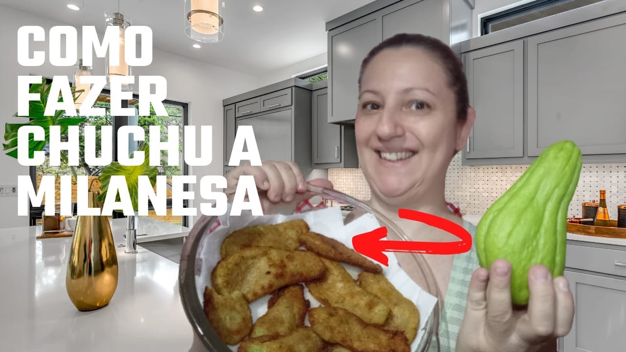 Como fazer chuchu &agrave; milanesa empanado