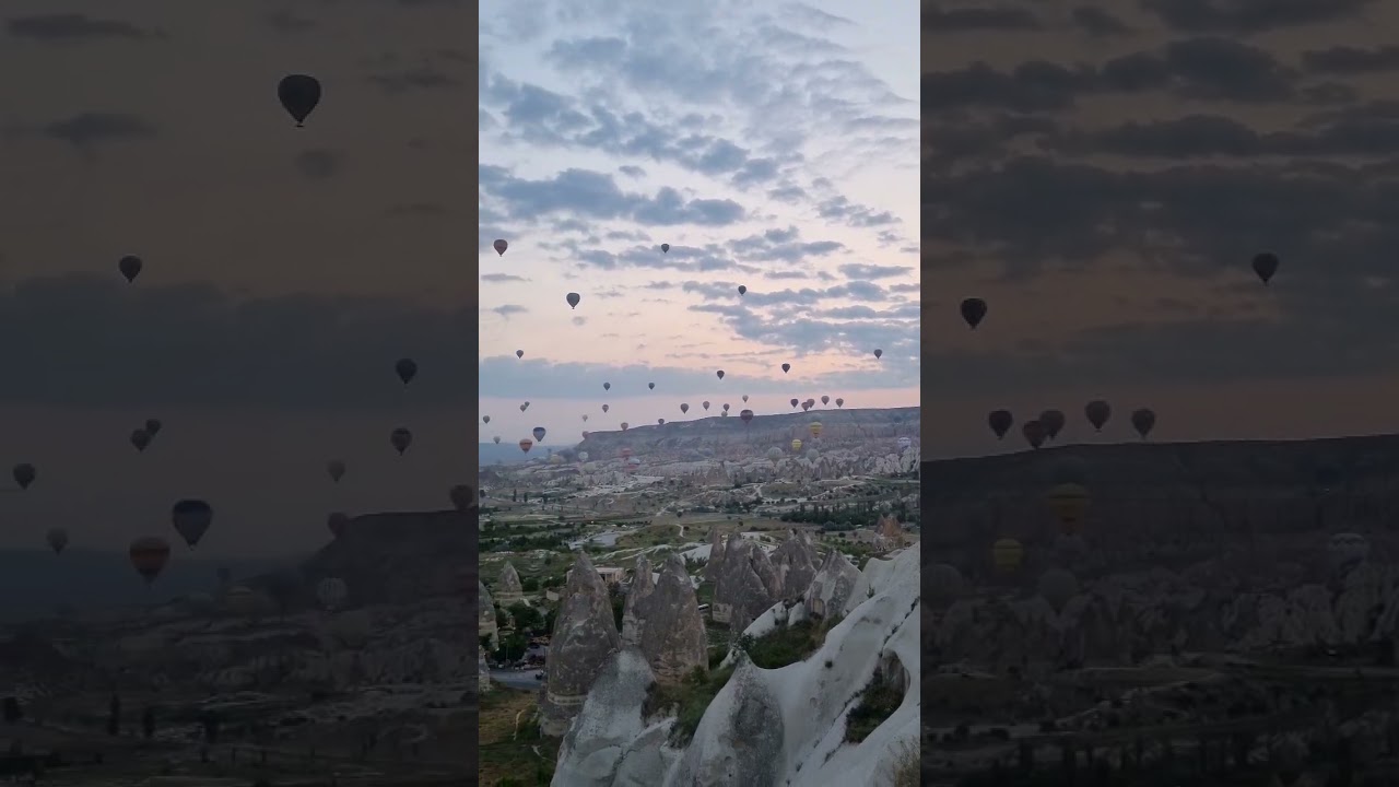 Воздушные шары над Каппадокией. Balloons over Cappadocia. 