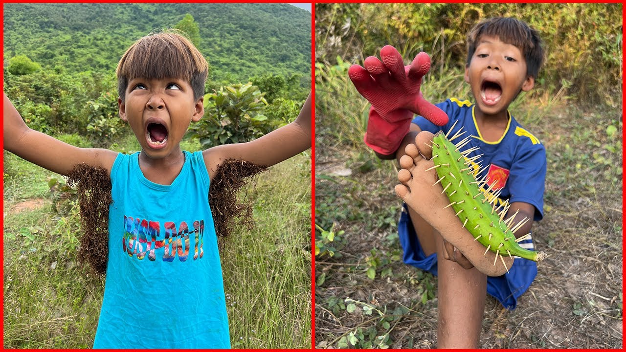 Survival Skills: SMART idea and USEFUL with single mom in forest #bushcraft #camping #outdoors #idea