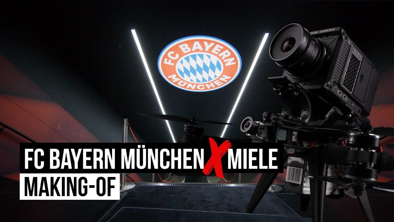 MIELE x FC BAYERN // MAKING-OF ( RED KOMODO FPV)