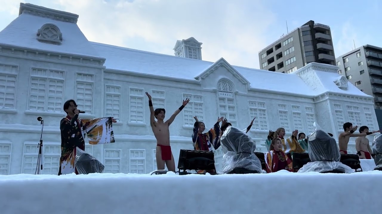 北海道大学“縁“みんなでコチャYEAH！サビレクチャー♡雪まつり大通７丁目HBC広場2026.2.11