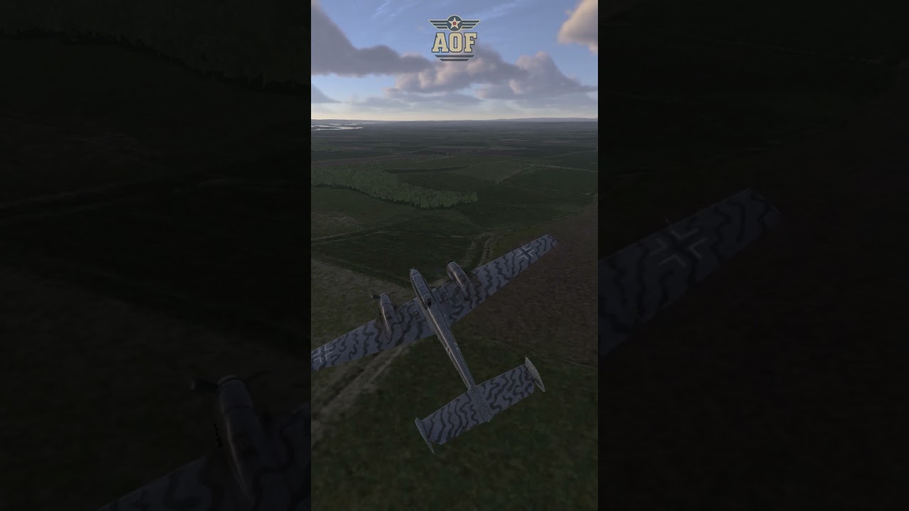 BF-110 Suffers Prop Strike & Crashes 