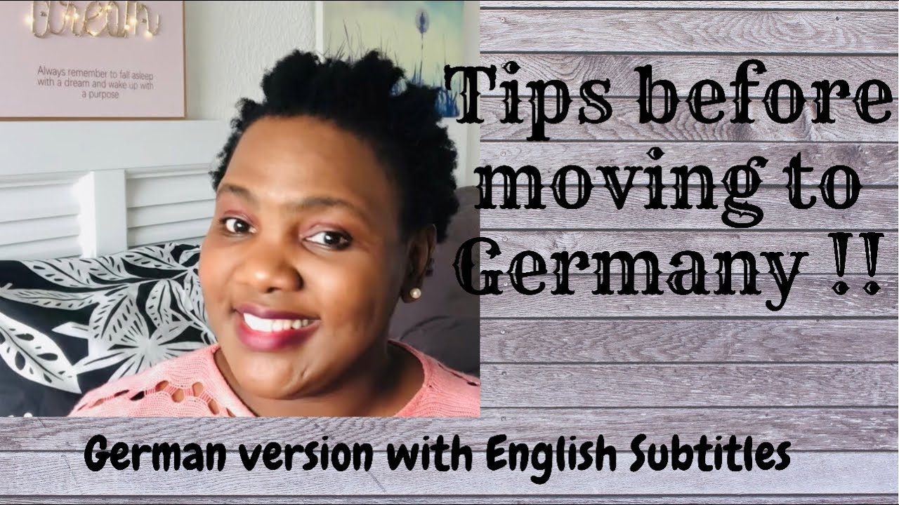 Tips before coming to Germany!German version with English subtitles