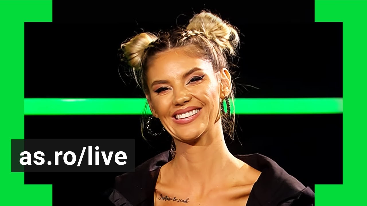 Ramona Olaru la AS.ro LIVE, partea a 5-a. ”Am ieșit cu doi fotbaliști până acum, nu sunt genul meu”