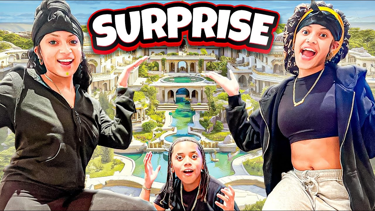 SURPRISED THE KIDS WITH A MEGA MANSION IN CALIFORNIA😃 | DAY 1 IN LA🌴