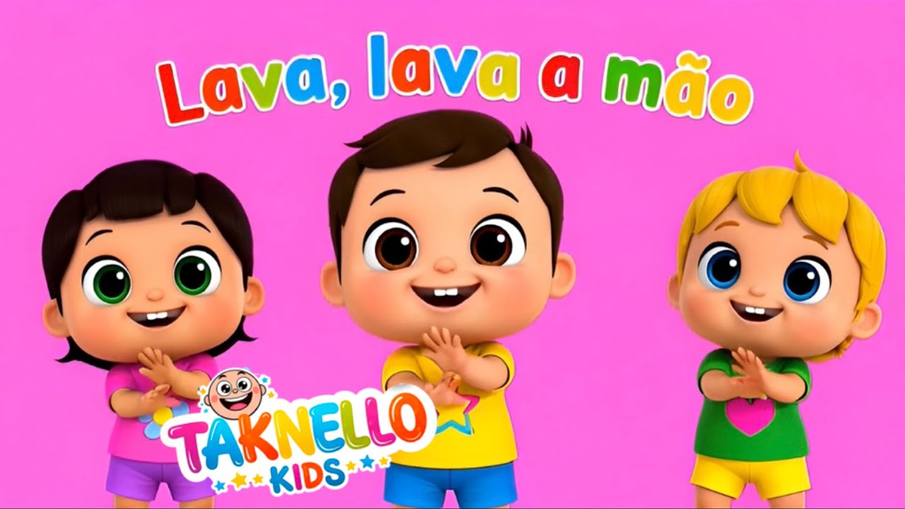 ⏰ Hora de Cuidar de Mim 🧼✨ | Lava, Lava a Mão | Música Infantil 3D | Taknello Kids 🎶