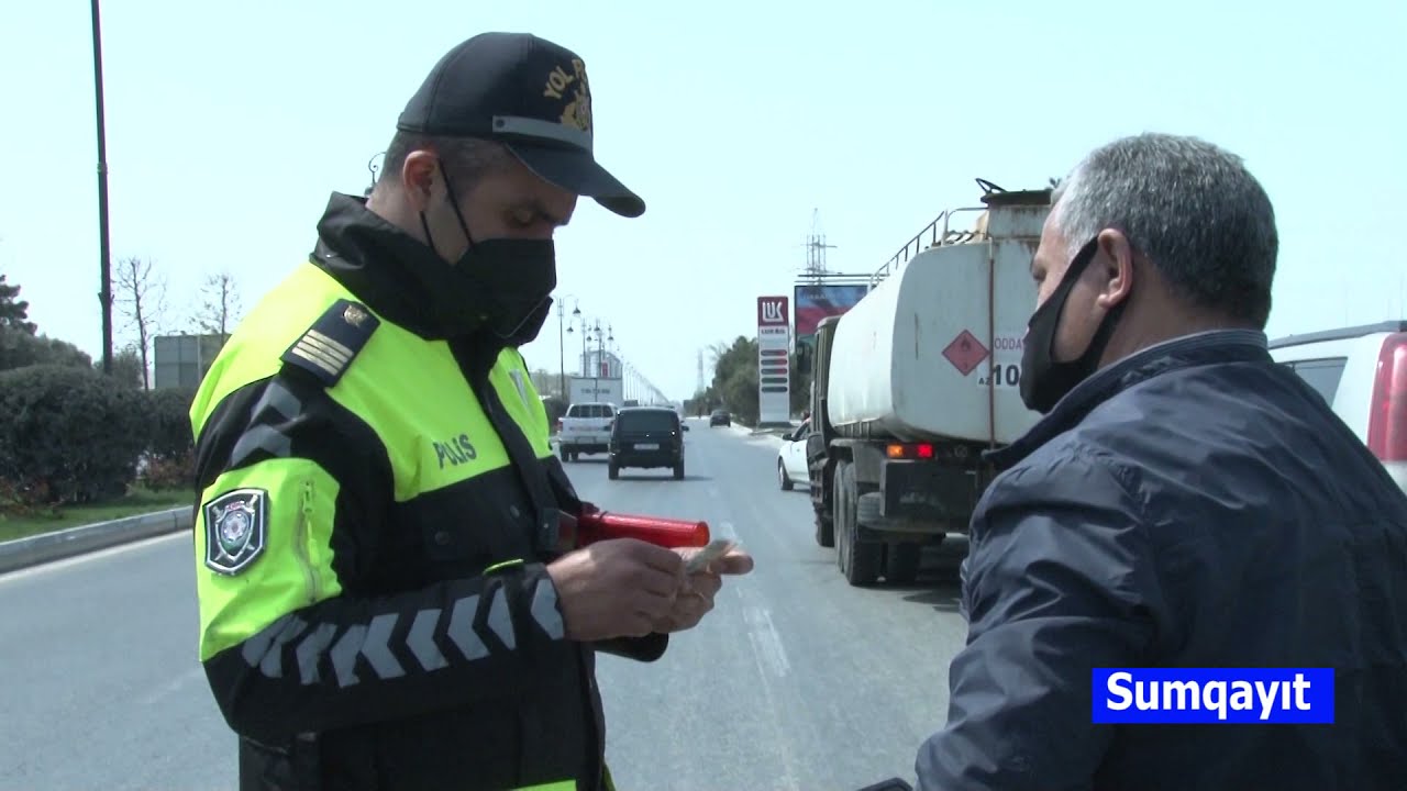 Sumqayıtda Yol polisi avtoxuliqanları və əlavə plyonka vuranları saxladı.1304.2021