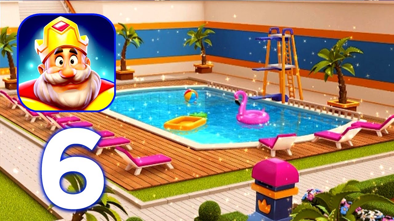 Royal Match Gameplay Area - 5 Pool Level 81 to 100 (Android, iOS)