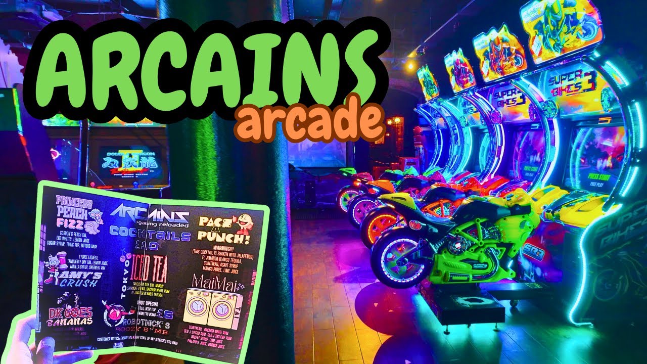 Best Retro Arcade in Liverpool? Arcains - Liverpool Vlog 2024 - New Barcade Area and Cocktails!