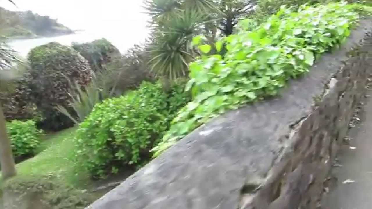 Walk from Whitehouse along Espanade to Readymoney Beach in Fowey Cornwall