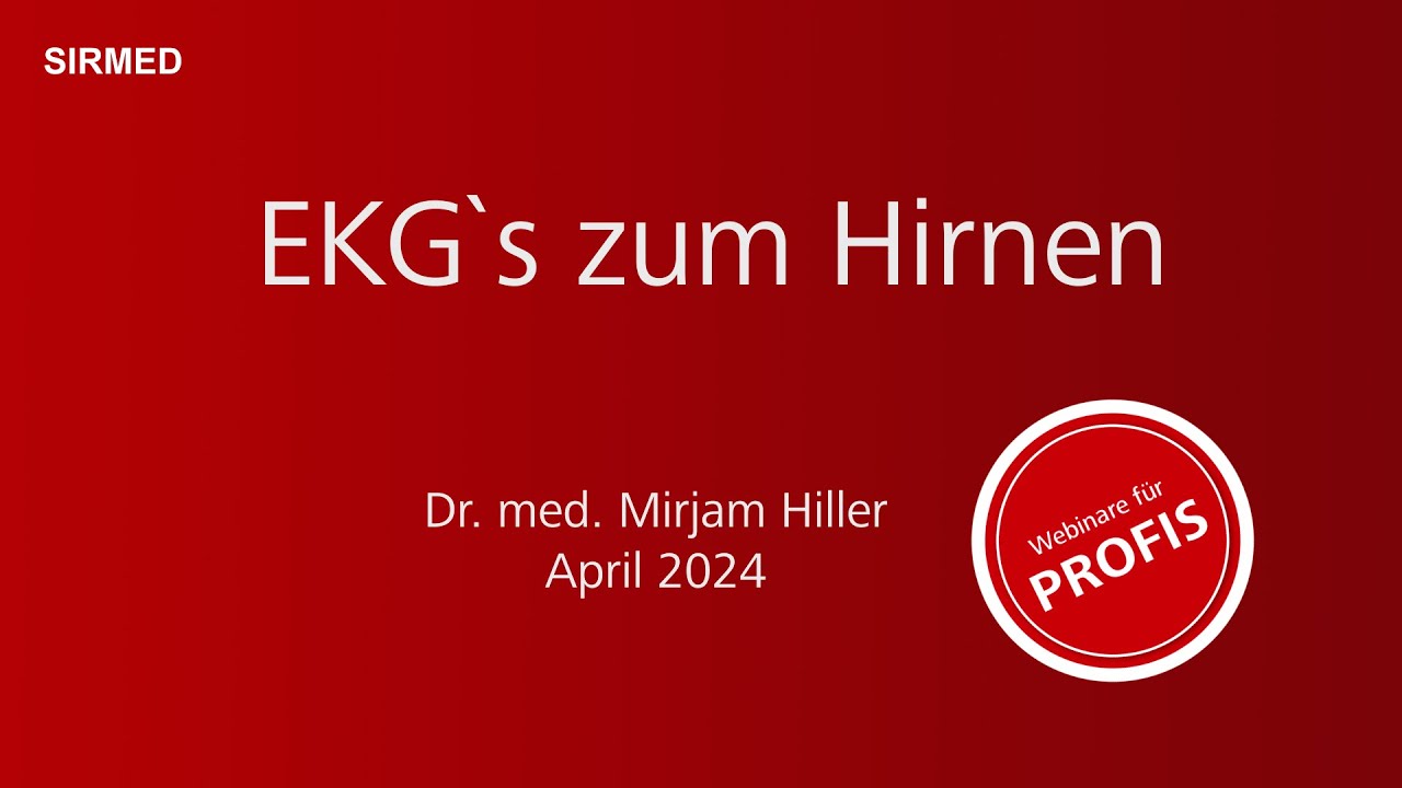 Webinar - EKG's zum Hirnen
