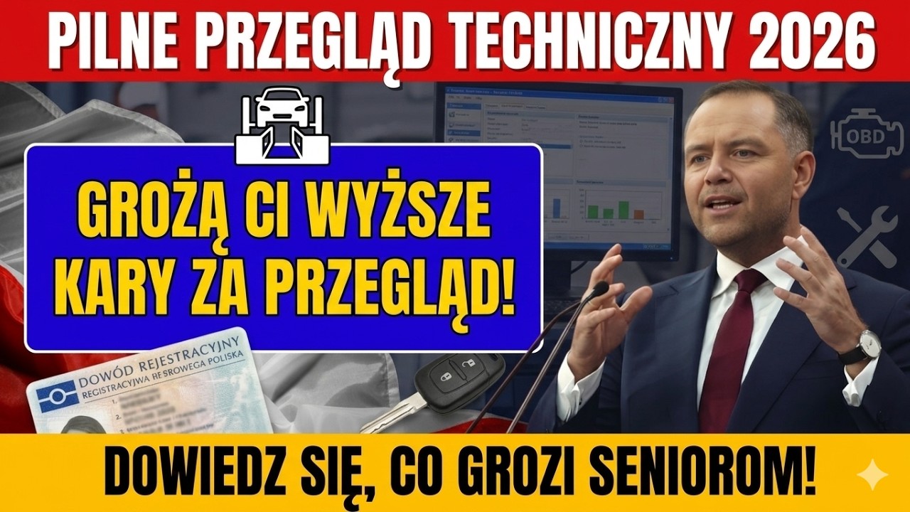 Przegląd Techniczny 2026 w Polsce &ndash; Nowe Zasady, Wyższe Kary, Co Grozi seniorzy Kierowcom?