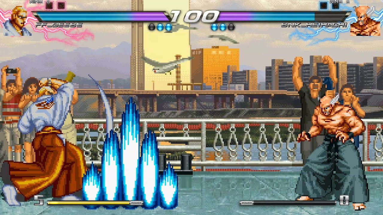 [Ikemen Go Mugen Netplay] 1P Mugen Netplay vs 2P 올드 게이머 (94), FT 5