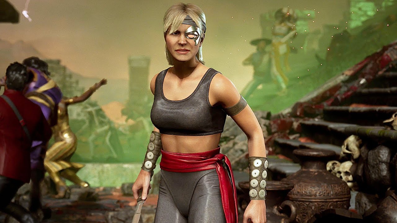 Mortal Kombat 1 Evil Sonya Gets Destroyed By Johnny Cage Scene MK1 (2023)