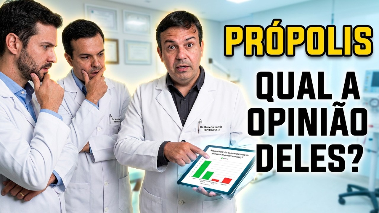 Pesquisa INÉDITA: Opinião dos Nefrologistas sobre PRÓPOLIS no Tratamento da DRC