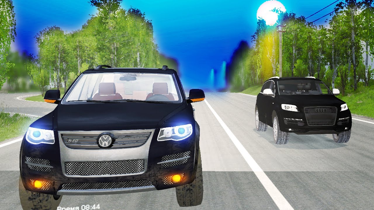 АНЛИМ 402 - АУДИ Q7 vs ТУАРЕГ SpinTires 2017