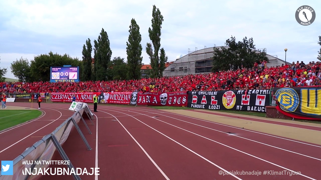 Łódzki Widzew! Toruńska Elana! - dwa młyny w akcji! | Elana Toruń - Widzew Łódź (2018)