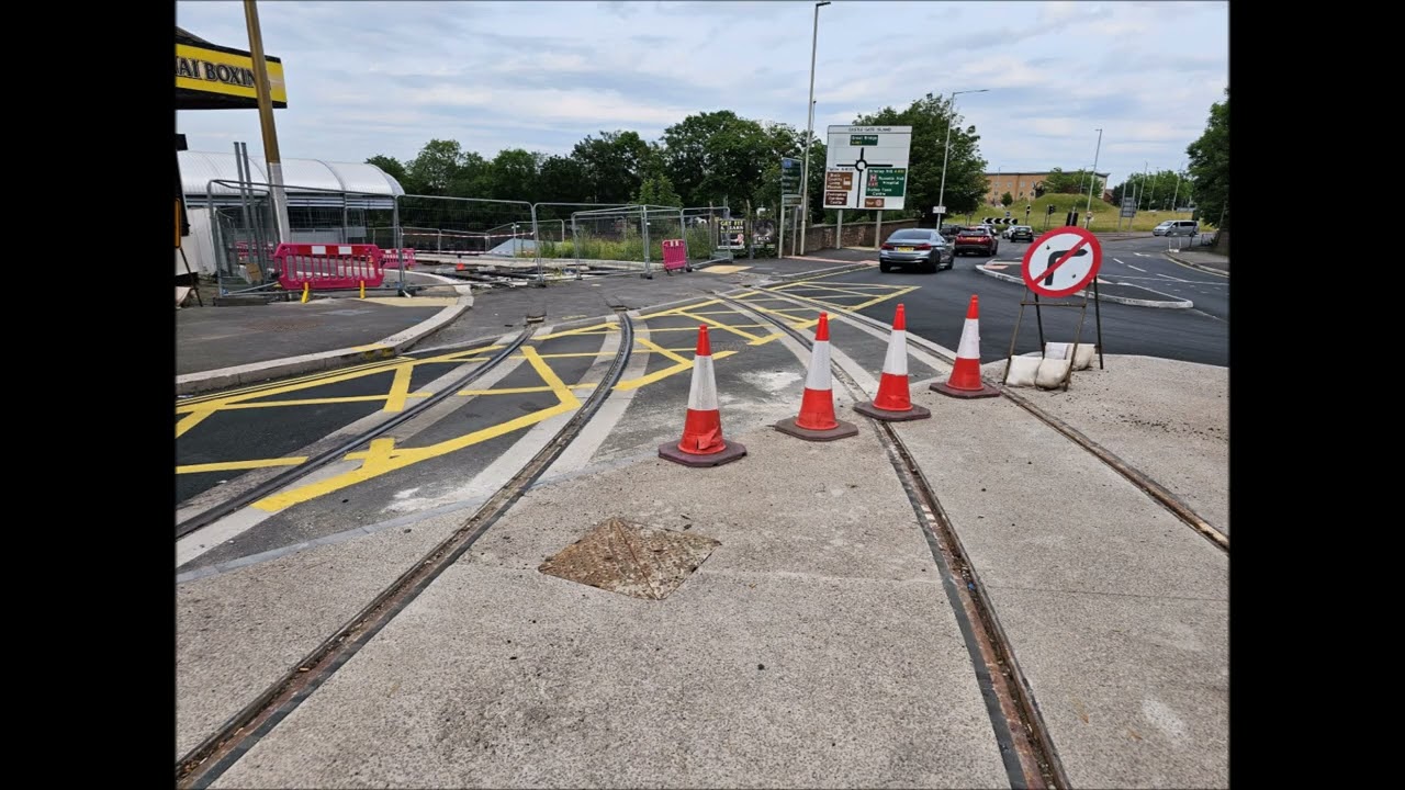 West Midlands Metro Dudley extension on Saturday 17th June 2023