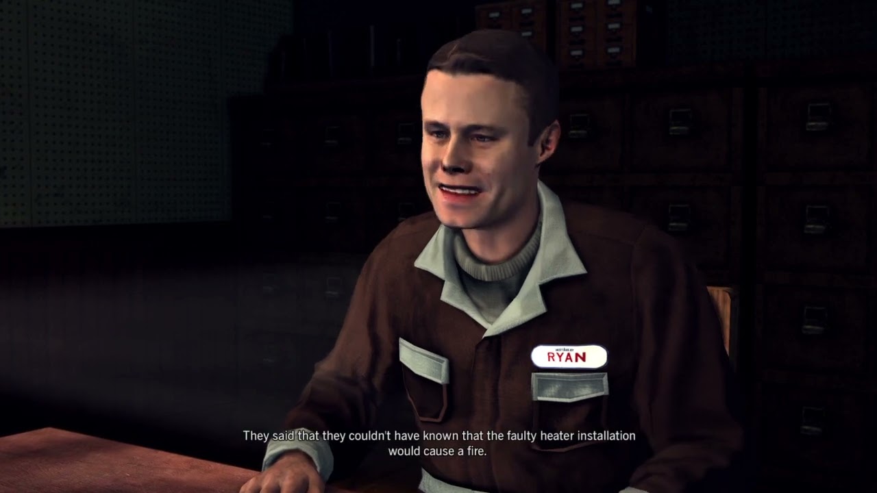 The Gas Man: Interrogating Matthew Ryan - L.A. Noire PS4 Walkthrough