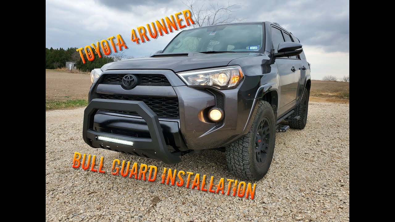 Toyota 4Runner Bull Guard With LED Installation