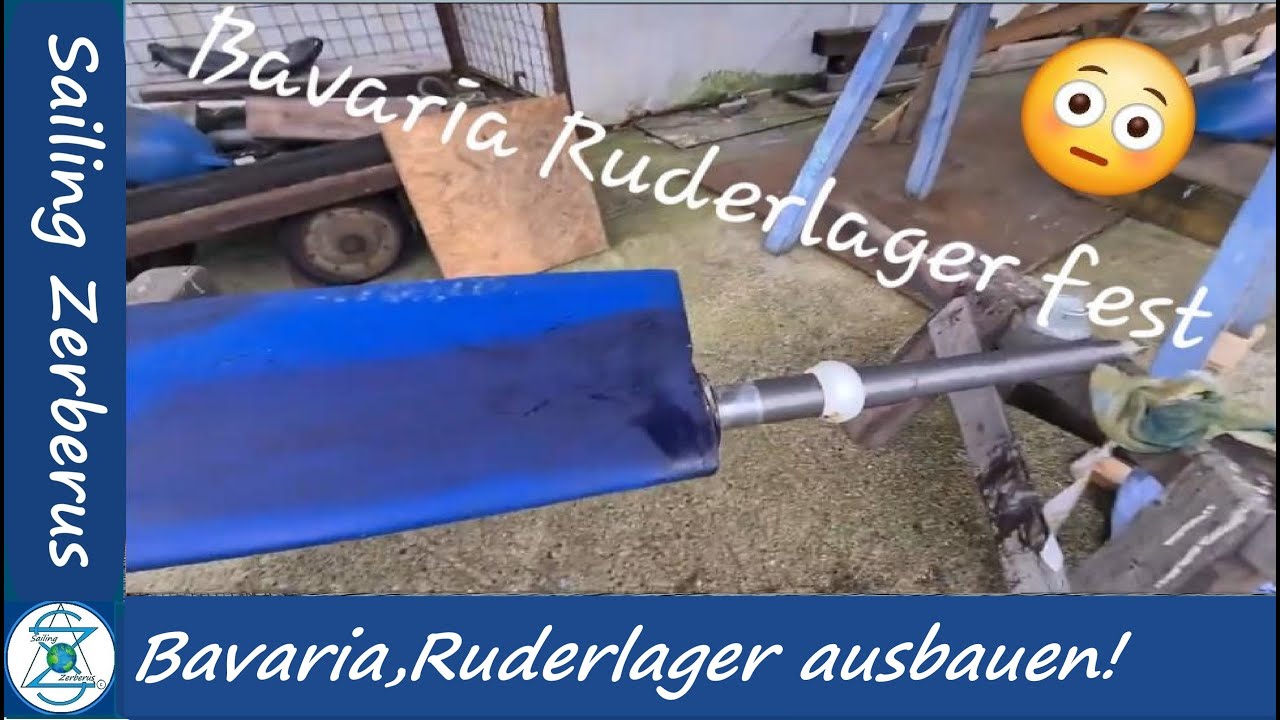 Bavaria Ruderlager Reparatur ausbauen und schwerg&auml;ngigkeit beheben #sailing #segeln #saillife