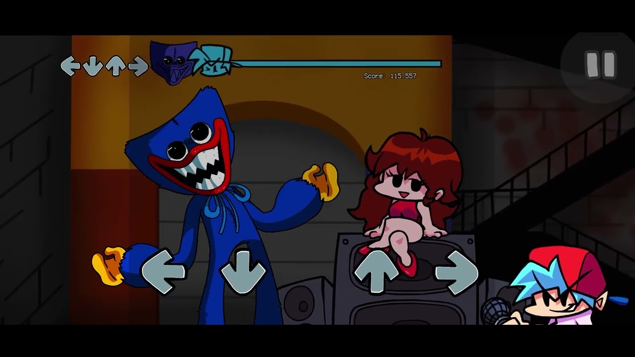 [Finally mastered huggy wuggy on my phone no misses]!FNF mobile