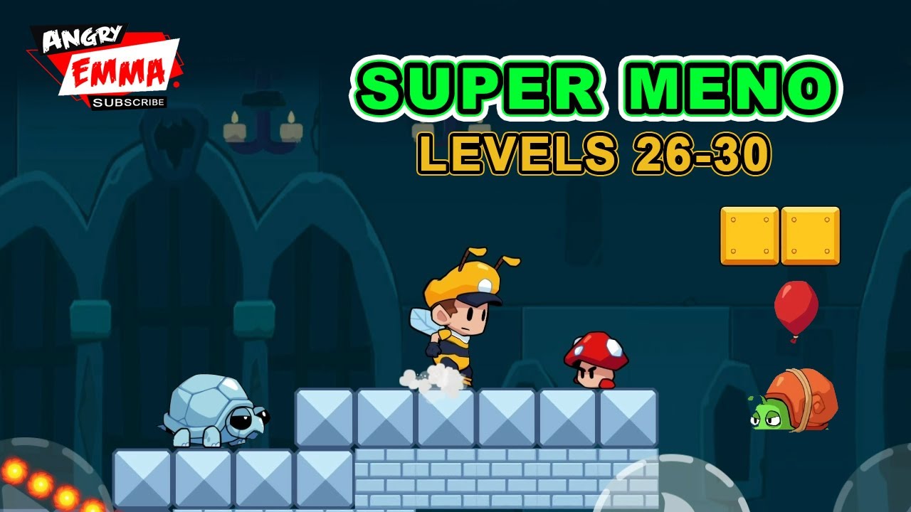 Super Meno - Levels 26-30 (Android Gameplay)