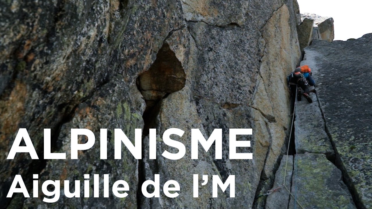 Aiguille de l'M Arête Nord Nord Est Aiguilles de Chamonix Mont-Blanc escalade alpinisme montagne