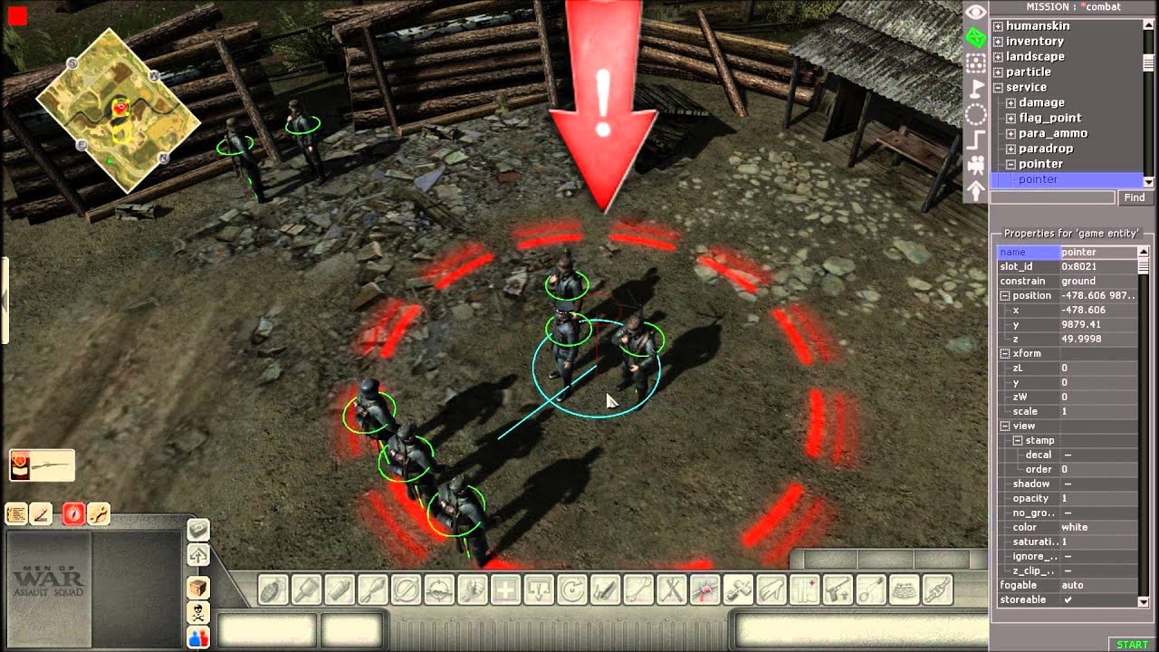 Men of War Assault Squad GEM Editor Tutorial: Basic Objectives